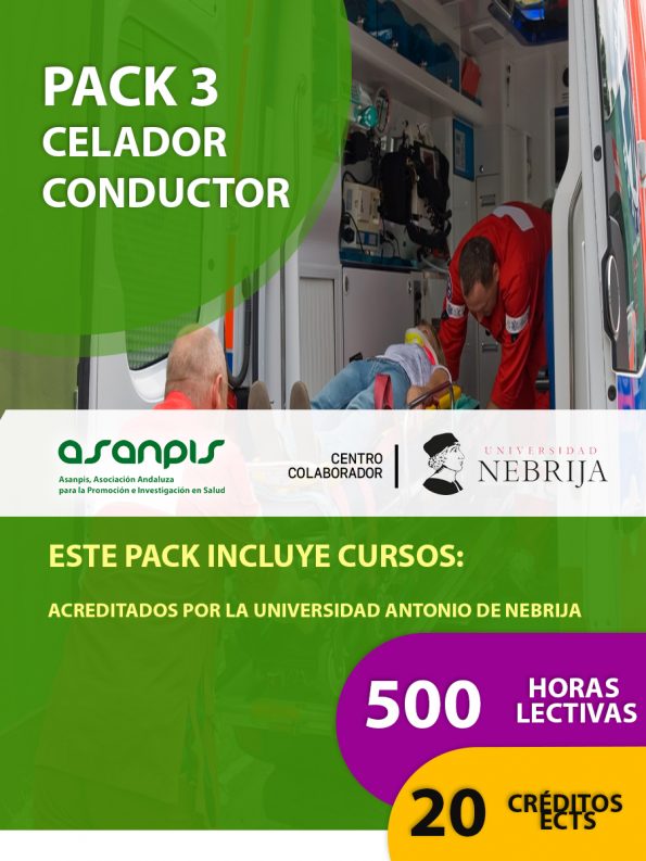 PACK 3 CELADOR CONDUCTOR 500H