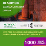 PACK OPERARIO DE SERVICIO 1000H SESCAM