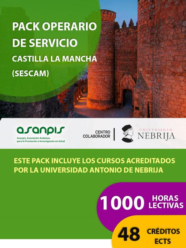 PACK OPERARIO DE SERVICIO 1000H SESCAM
